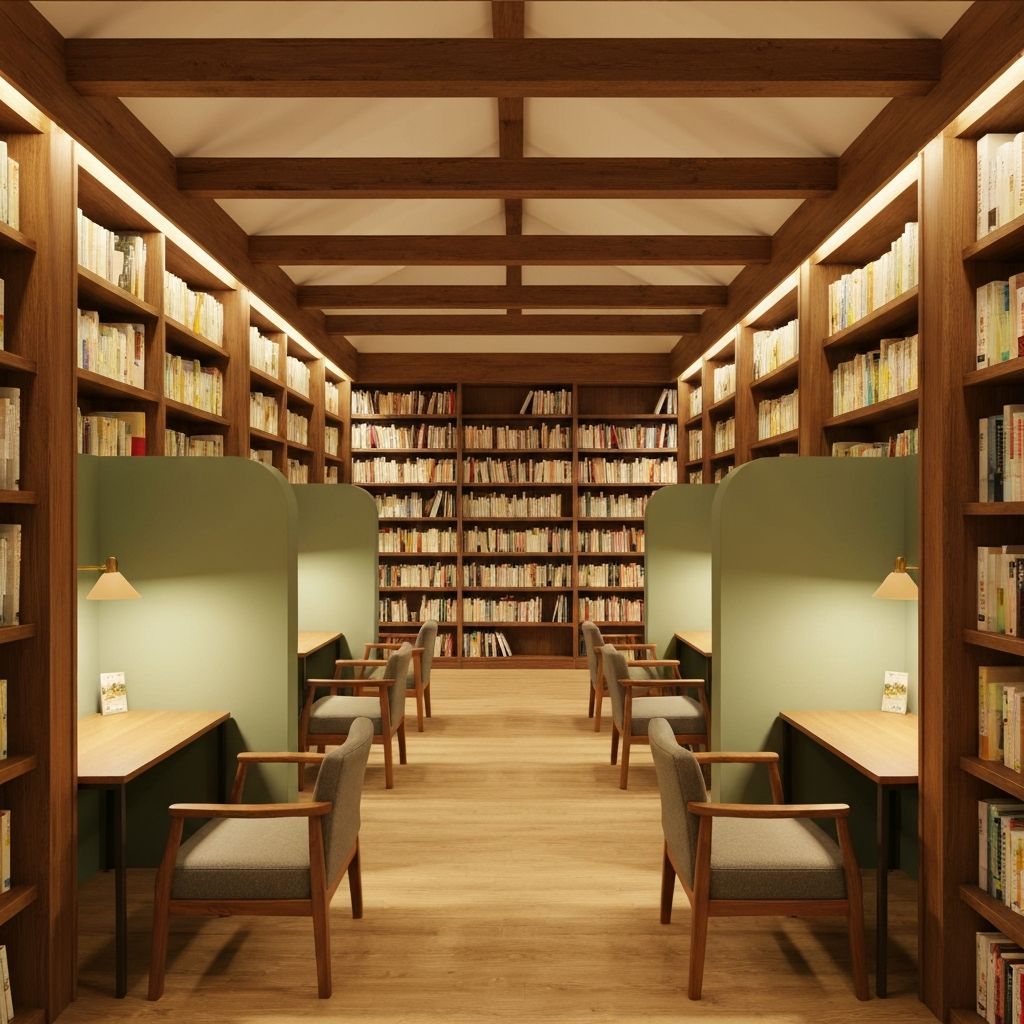 독서실 같은 조용한 공간